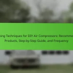 Cleaning Techniques for DIY Air Compressors: Recommended Products, Step-by-Step Guide, and Frequency