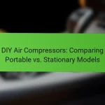 DIY Air Compressors: Comparing Portable vs. Stationary Models
