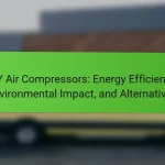 DIY Air Compressors: Energy Efficiency, Environmental Impact, and Alternatives