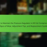 How to Maintain the Pressure Regulator in DIY Air Compressors: Signs of Wear, Adjustment Tips, and Replacement Guide