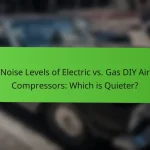 Noise Levels of Electric vs. Gas DIY Air Compressors: Which is Quieter?