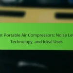 Quiet Portable Air Compressors: Noise Levels, Technology, and Ideal Uses