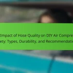 The Impact of Hose Quality on DIY Air Compressor Safety: Types, Durability, and Recommendations