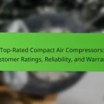 Top-Rated Compact Air Compressors: Customer Ratings, Reliability, and Warranty